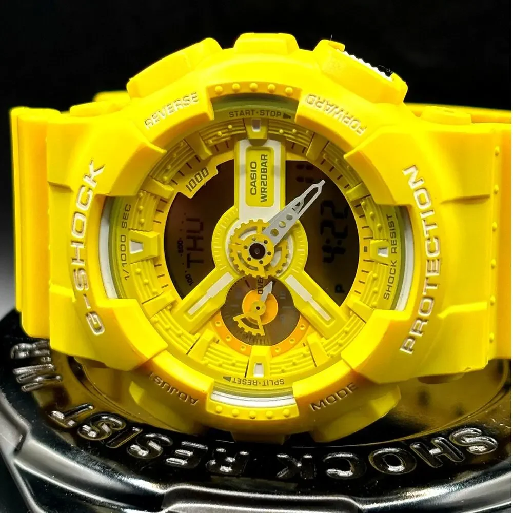Casio G-Shock GA-110BC-9A Yellow Men's Analog Digital Watch